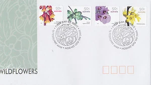 Australian Wildflowers (P&S) FDC 2007 - Hobart Tas 7000 PMK - Imagen 1 de 1