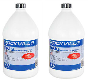 2) Rockville RFJG Gallons Fog/Smoke Juice Fluid For Chauvet/American DJ Machines