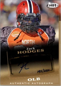 2015 SAGE HIT Autographs Gold #A9 Zack Hodges Auto /250 - NM-MT - Picture 1 of 2