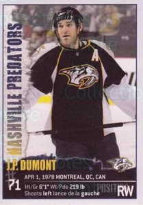 2009-10 Panini Stickers #264 JP Dumont - Picture 1 of 1
