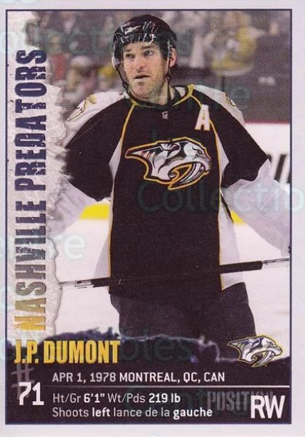2009-10 Panini Stickers #264 JP Dumont - Image 1 of 1