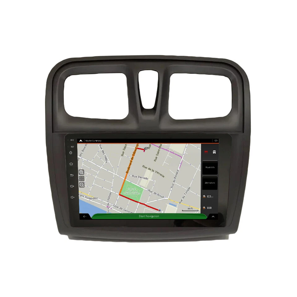 Android 12 car stereo for Renault sandero 2014-2017 GPS Navi Radio 2+32GB FM - Изображение 1 из 1