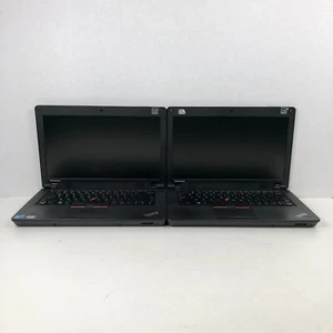 Lot of 2 Lenovo ThinkPad Edge 14" i3-M380 2GB Laptops AS IS BOOTS TO BIOS - Picture 1 of 11