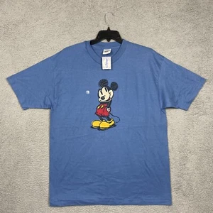 Vintage NWT Mickey Mouse T-shirt Disney Store Single Stitch Size L Made In USA - Picture 1 of 8