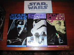 Star Wars Trilogy 3-Tape Set (VHS,1995) - Picture 1 of 6