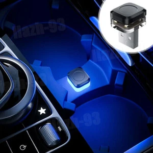 USB Blue LED Light Car Interior Neon Atmosphere Ambient Lamp Bulb Car Accessory - Picture 1 of 11