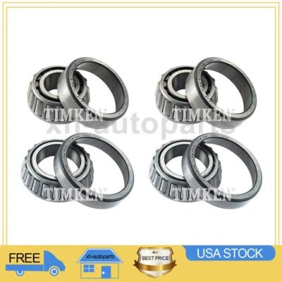 For 1966~1967 Ford Country Sedan 4X Front Inner Outer Wheel Bearing and Race Set - Image 1 of 4