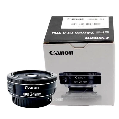 New CANON EF-S 24mm F2.8 STM Lens for EOS DSLRs  APS-C - Image 1 of 4