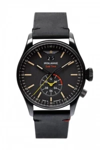 Iron Annie  5144-2 Herren Uhr Armbanduhr Quarz Edelstahl Leder - Bild 1 von 2