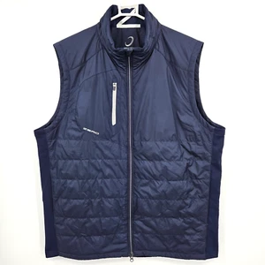 Zero Restriction Z625 Primaloft Golf Vest Men's XL Blue W1008 "Company Logo" - Picture 1 of 13