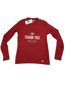 New Era Shirt Mens Red Small The Rush Limbaugh Show Thank You Honor  Veterans - Picture 1 of 12