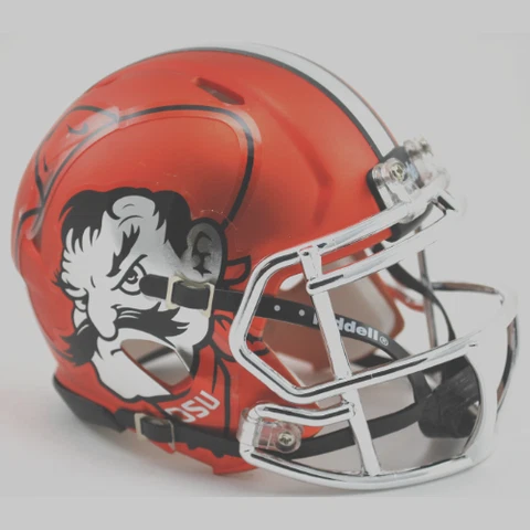 Oklahoma State Cowboys Mini Speed Football Helmet Riddell Pistol Pete Alternate Cover