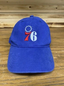 Philadelphia 76ers 47 Brand Clean Up Hat Adjustable Youth Cap Blue - Picture 1 of 5