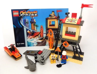 Lego 6736 Beach Lookout Island Acrobacias Extremas 100% Completo Foto 1 de 4