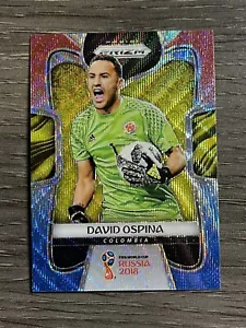 2018 Panini Prizm World Cup Soccer Red Blue Wave #41 David Ospina - Picture 1 of 2