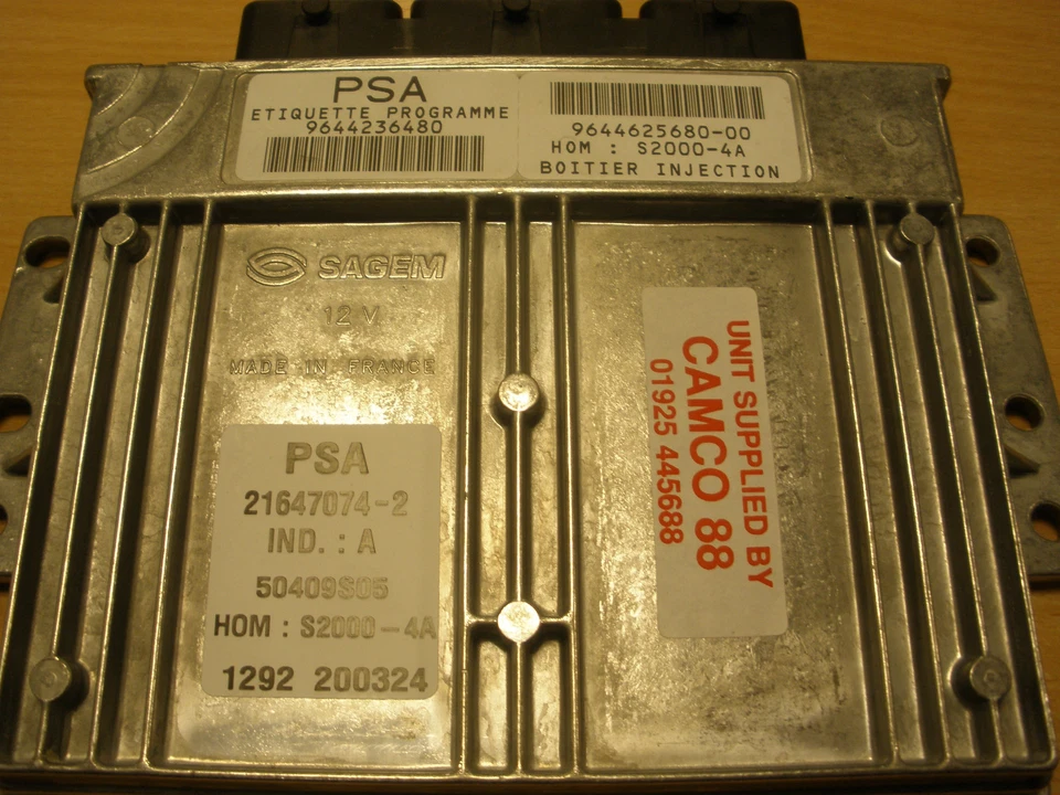 ECU nueva - Peugeot 206 1.4 S2000-4A 964423680 9644625680 21647074-2 Foto 1 de 1