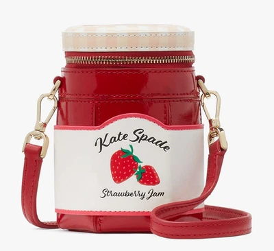 Kate Spade Strawberry Dreams 3D Jam Leather Crossbody ~NWT~ - Image 1 of 4