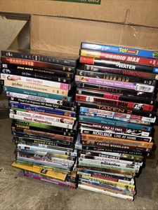 100+ DVD movies! Wholesale assorted Used DVD Lot in great condition with cases! - Picture 1 of 8