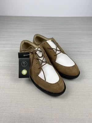 Nike Air Golf Zapatos de Golf de Cuero Marrón para Mujer Talla 6.5 Sin Picos Nuevos LEER Foto 1 de 4