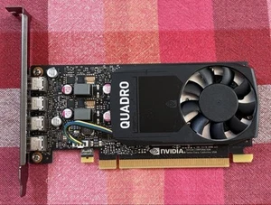 Nvidia Quadro P1000 4Gb Gddr5 Graphics Card Low Profile Workstation Gpu For Cad - Picture 1 of 6