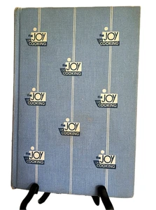 THE JOY OF COOKING COOKBOOK by Irma S. Rombauer (1953)  BLUE STRIPE COVER  HC - Picture 1 of 9