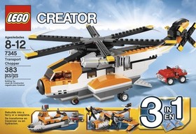 LEGO CREATOR: Transport Chopper (7345), complete with instructions.