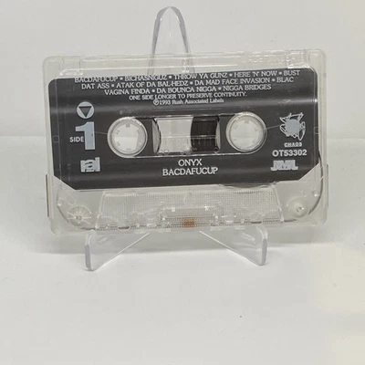 Onyx - Bacdafucup Cassette tape 1993 Rush Label Columbia / Tape Only TESTED Foto 1 de 2