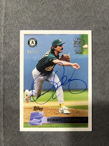 Topps Archives Signature Series Dennis Eckersley AUTO /24 - Picture 1 of 2