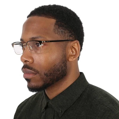 Gafas rectangulares para hombre Gucci Demo GG0131O 001 53 GG0131O 001 53 Foto 1 de 4