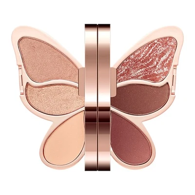 Paleta de sombras de ojos Butterfly 6 colores maquillaje sombra de ojos impermeable sombra de ojos Foto 1 de 4