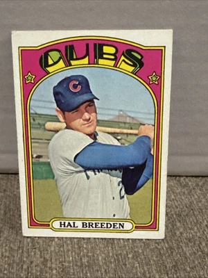 1972 Topps Hal Breeden #684 High Number  Chicago Cubs - Image 1 of 4