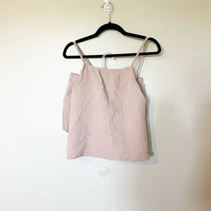Jason Wu Gauze Shorts Tank Set Size SmallMinimalist Beige Quiet Luxury Beach - Picture 1 of 10