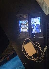 3DS Black 128GB with CFW and Charger and Stylus Nintendo 3DS