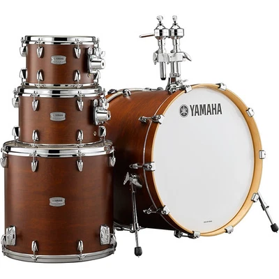 Yamaha Tour Custom Maple Paquete de 4 Piezas con Carcasa con 22 pulgadas Bajo Chocolate Satinado Foto 1 de 3