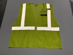 Neu Amazon BESTICKTE HI VIZ GRÜNE SICHERHEITSWESTE NEU OHNE ETIKETT GRÖSSE 2XL - Bild 1 von 2
