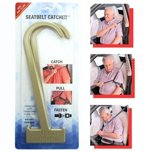 Seatbelt Catcher - 2 Pack Grabber and Seat Belt Aid for Elderly and People wi... - Picture 1 of 7