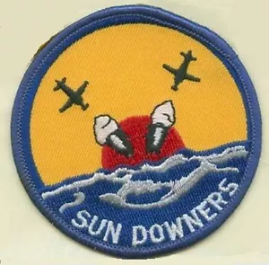 USN F-14 TOMCAT FIGHTER Shoulder Sleeve Insignia Baby Series: VFC-111 Sundowners - Picture 1 of 11