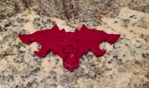 Tesla Cybertruck 3D Print CyberBeast plaque in Iron Red - Bild 1 von 1