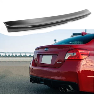 Rear Trunk Spoiler Wing Unpainted Ducktail 2015~2019 Fit SUBARU WRX STI 4th - Picture 1 of 4