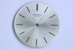 Universal Geneve Zifferblatt 29,0 mm Silber GEBRAUCHT 1 - Bild 1 von 1