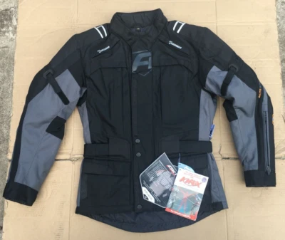 Akito Track Mens Textile Waterproof Motorcycle Motorbike Jacket 36" Chest (H157) - Image 1 of 4