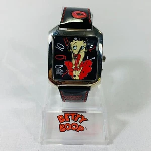 BETTY BOOP Rare Vintage Large Watch Very Cute CASE KEPT - Picture 1 of 6