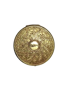 Vintage Make-up Compact Blush/ Rogue Gold Tone Made By Coty  - Bild 1 von 8