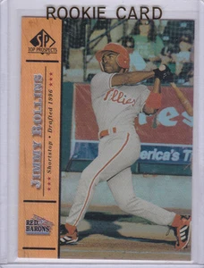 Jimmy Rollins RC Red Barons 2001 SP Top Prospects Baseball PHILLIES ROOKIE CARD - Picture 1 of 2