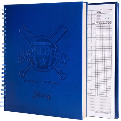 Murray Sporting Goods Premium Baseball Softball Scorebook - 60 Games - Image 1 of 4
