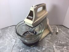 Vintage Waring 12 speed solid state mixer with stand and 2 bowls
