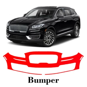 Front bumper PreCut PPF Paint Protection Film For Lincoln Nautilus 2019-2020 - Picture 1 of 6
