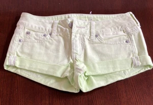 Pantalones cortos American Eagle Outfitters talla 00 verde neón - Imagen 1 de 7