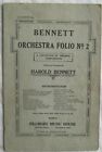 Bennett Orchestra Folio No 2 First Cornet B Flat Undated