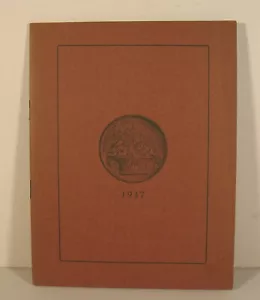 1937 Chestnut Hill Garden Club MA Brookline Newton Centre booklet member list - Imagen 1 de 6